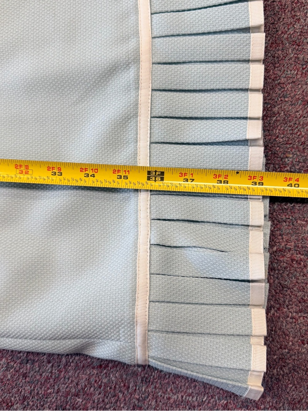 London Times Pale Blue Sleeveless Sheath Dress with Cream Trim - Picture 6 of 7